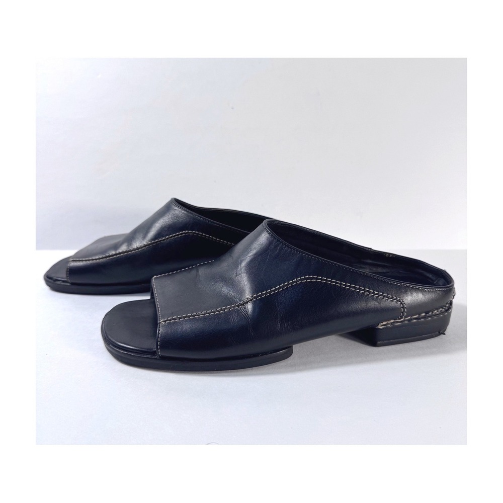 Cole Haan Country Leather Open Toe Mules Womens 7.5B